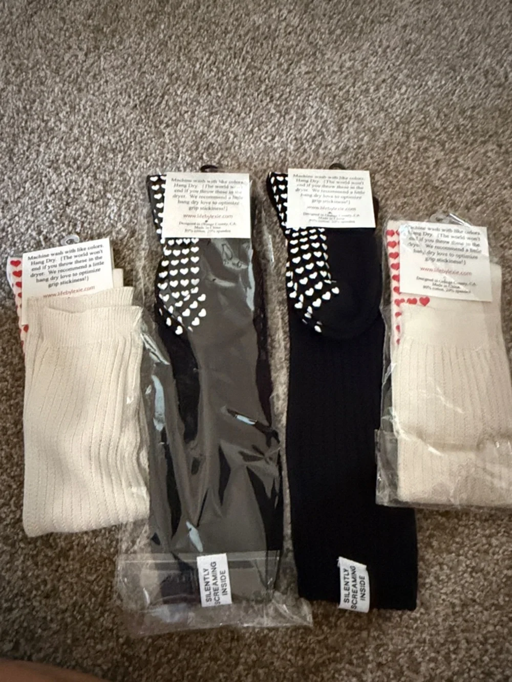 Life by Lexie Crew Grip Socks – 4 pair